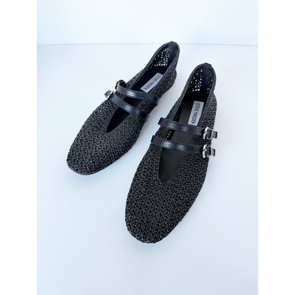 Steve Madden Laney Ballet Flat (Women) Size 9 Black - Picture 2 of 6